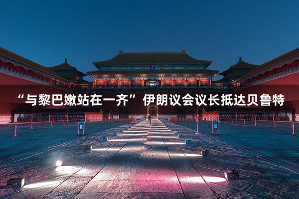 “与黎巴嫩站在一齐” 伊朗议会议长抵达贝鲁特