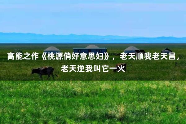 高能之作《桃源俏好意思妇》，老天顺我老天昌，老天逆我叫它一火